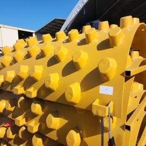 84" Pad foot shell with scraper bars for Roller/ Compactor